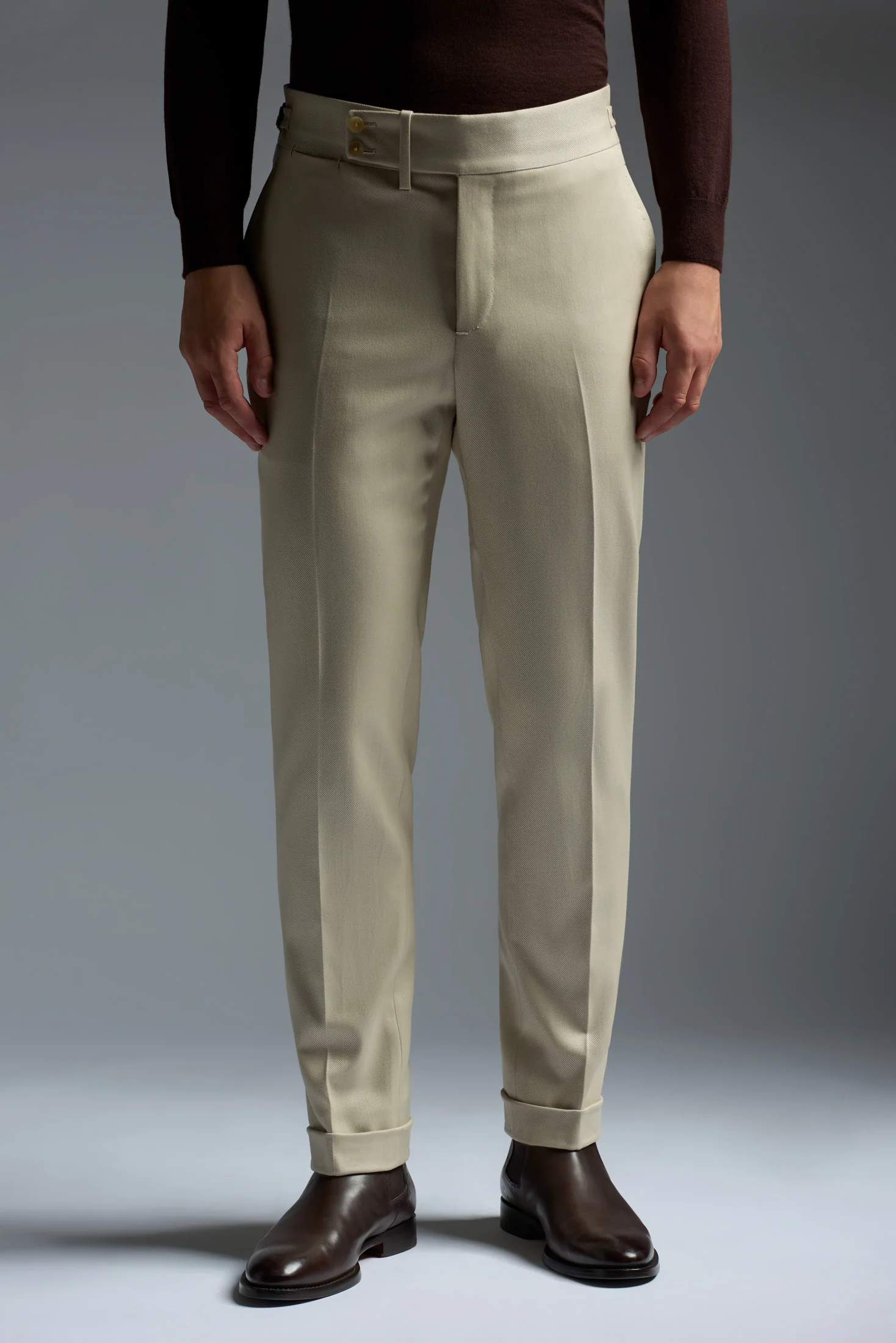 SINGLE PLEAT TROUSERS